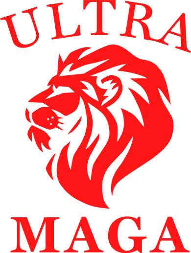 Ultra MAGA Conservative Lion Kids Long Sleeve Shirt