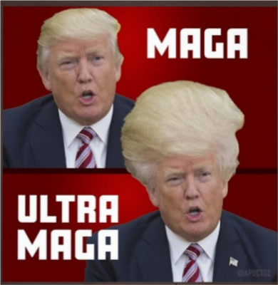 Ultra Maga Donald J Trump Ultra Maga 1 Kids T-Shirt