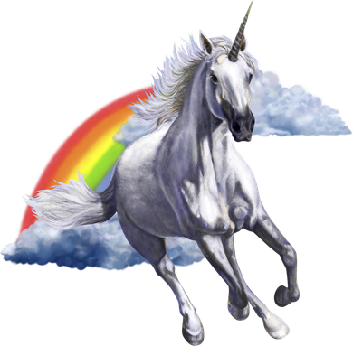 Magical Unicorn Horse Over Rainbow Backpack