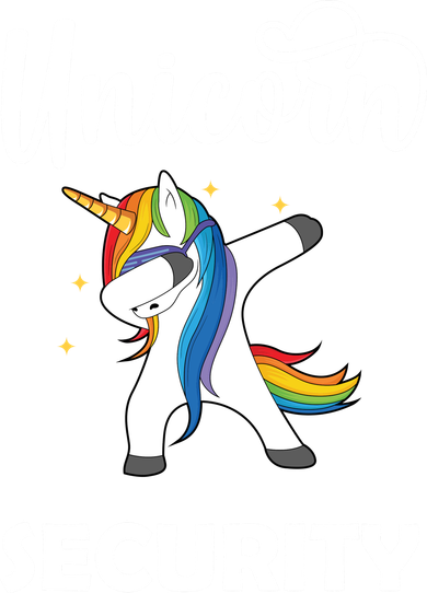 Dabbing Unicorn Security Toddler Long Sleeve