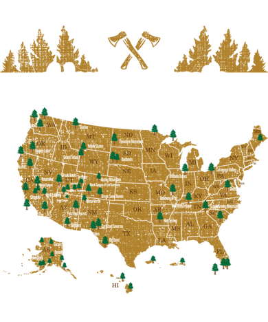Us National Parks Adventure Awaits Cute Gift Hiking And Camping Lover Gift Toddler Long Sleeve