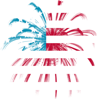Usa Firework 4th Of July Women's Tank Top