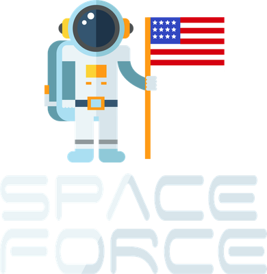 United States Space Force Astronaut Flag Women's Hoodie
