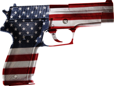 USA Pistol Gun Baby Bodysuit