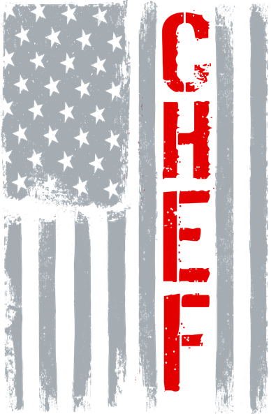 American Chef USA Flag Ceramic Ornament