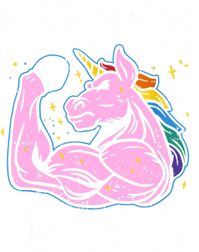 Unicorn Security Funny Costume Police Gift For Men Women Women's Tank Top