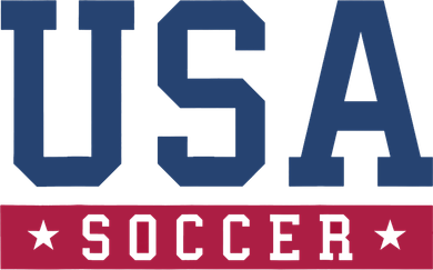 USA Soccer Fan Santa Hat