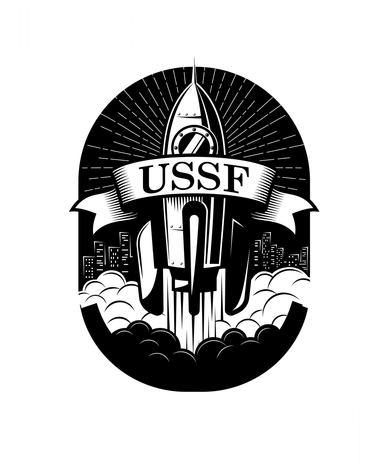 USSF United States Space Force Rocket Blast Women's Hoodie