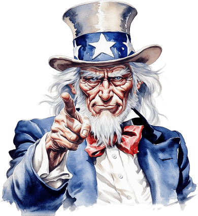 Uncle Sam I Want You | Uncle Sam Day Backpack