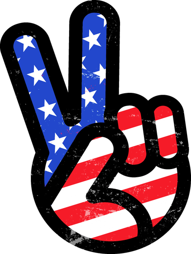 USA Peace Sign Hat