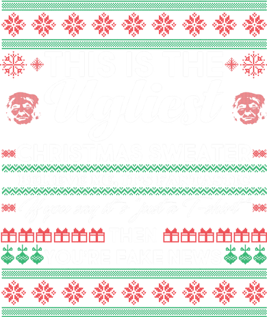 This Is The Ugliest Christmas Sweater Trump Toddler Hoodie