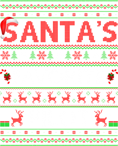 Ugly Xmas Lighting Santa's Favorite Pilot Christmas Funny Gift Backpack