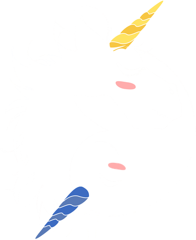 Unicorn Ying Yang Toddler Long Sleeve
