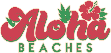 Vintage Aloha Beaches Logo Doggie Tank