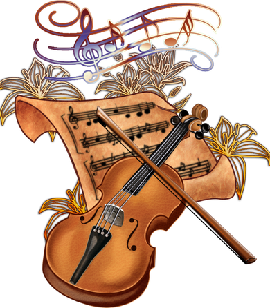 Violin And Musical Note Gift T-Shirt