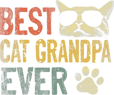 Vintage Best Cat Grandpa Ever Shirt Cat Grandpa Father's Day Tumbler