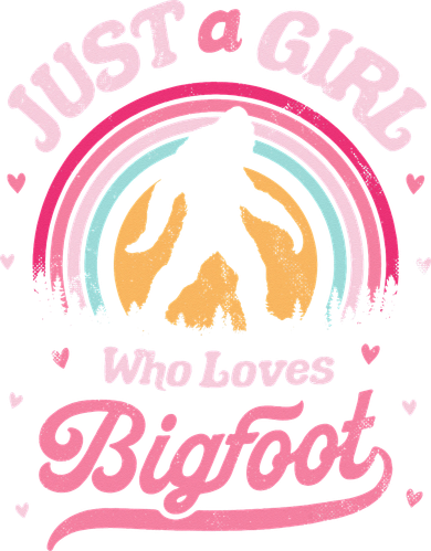 Vintage Bigfoot Just A Girl Who Loves Sasquatch Baby Bodysuit