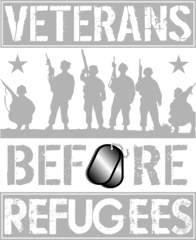 Veterans Before Refugees Veteran Kids T-Shirt