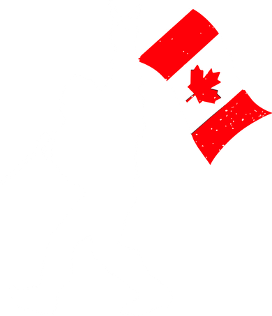 Vintage Canadian Bigfoot And Rockn Roll Funny Canada Day Bucket Hat