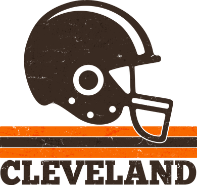 Vintage Cleveland Football Helmet Logo Bucket Hat