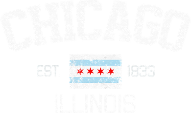 Vintage Chicago Illinois Est. 1833 Souvenir Backpack
