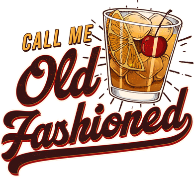 Vintage Call Me Old Fashioned Coaster