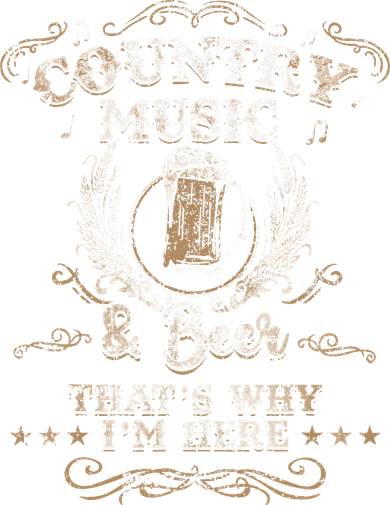 Vintage Country Music And Beer ThatS Why IM Here Legends Women's T-Shirt