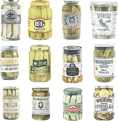 Vintage Canned Pickles Homemade Dill Pickles Women's Sweatshirt