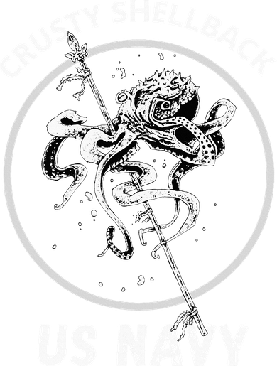 Vintage Crusty Shellback Kids T-Shirt