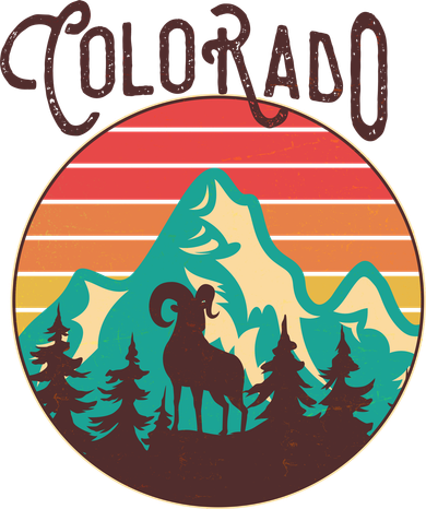 Vintage Colorado Wilderness Emblem Sweatshirt