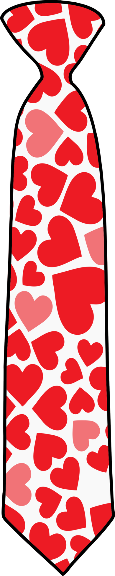 Valentine's Day Love Hearts Tie Toddler Long Sleeve