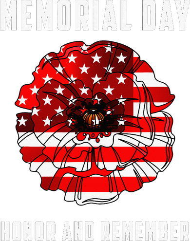 Veterans Day Red Poppy Flower Usa Memorial Day Golf Towel