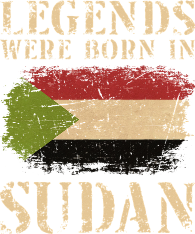 Vintage Design Sudanese Flag Legends Were Born In Sudan Tote Bag