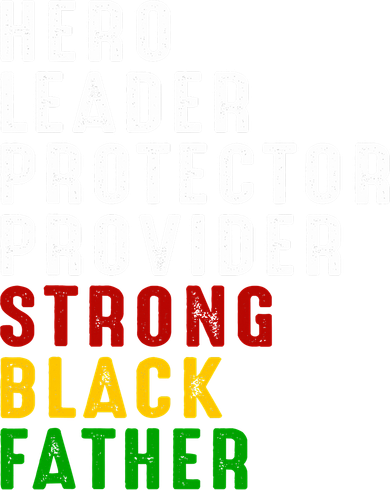 Vintage Fathers Day Strong African American Black Father Women's Long Sleeve Shirt