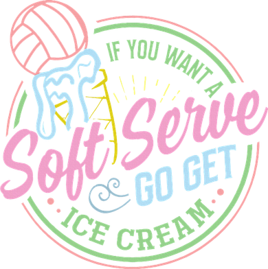 Volleyball Funny Soft Serve Saying 11oz C Handle Ceramic Mug