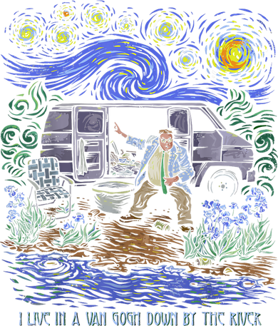Van Gogh Down By The River Women's Tank Top