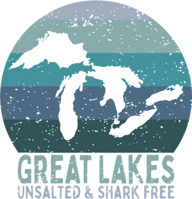 Vintage Great Lakes Unsalted and Shark Free Lake Life Tank Top