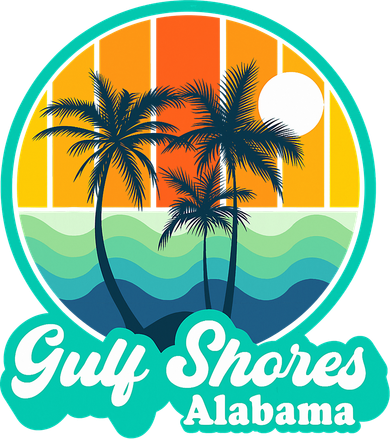 Vintage Gulf Shores Alabama Summer Vacation Beach Souvenirs Hooded Wearable Blanket
