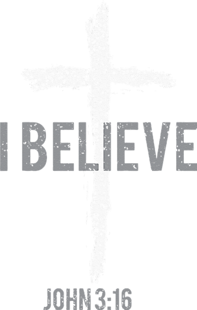 Vintage I Believe John 3_16 Christian Magnet