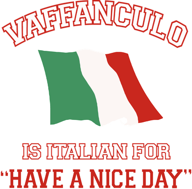 Vaffanculo Is Italian For Have A Nice Day Women's Long Sleeve Shirt