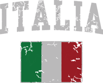 Vintage Italia Italian Flag Italy Men Women Kids Kids Hoodie