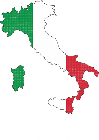 Map Of Italy  Baby Bodysuit