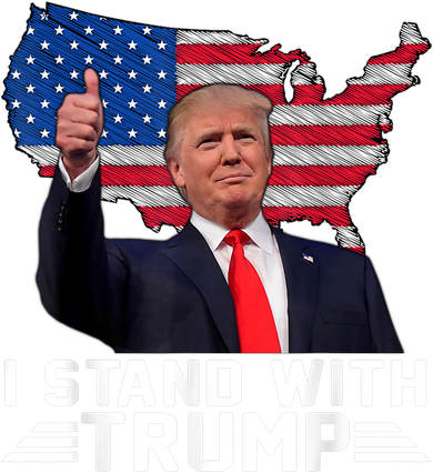Vintage I Stand With Trump Pro Trump Supporter Women's Dry Zone Grid Polo