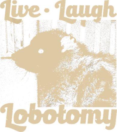 Vintage Live Laugh Lobotomy Lobotomies Retro Opossum Lovers Tank Top