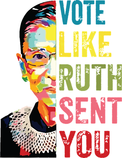 Vote Like Ruth Sent You Feminist Gift Women Backpack