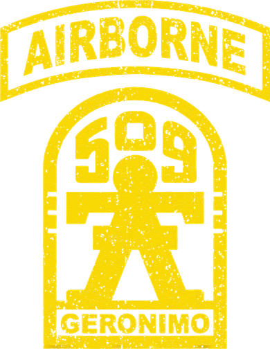 Vintage Mod 1 Geronimo 509th Airborne Parachute Infantry Women's Tank Top