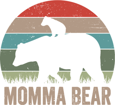 Vintage Momma Bear Funny Mothers Day Women's Sweatshirt
