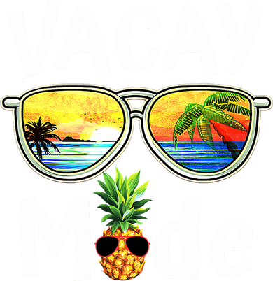 Vacay Mode Family Vacation Summer Sunglasses Beach Pineapple Coffee Mug