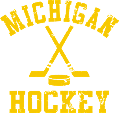 Vintage Michigan Hockey Coffee Mug