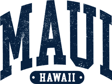 Vintage Maui Hawaii Distressed Retro Beach Vacation Coaster